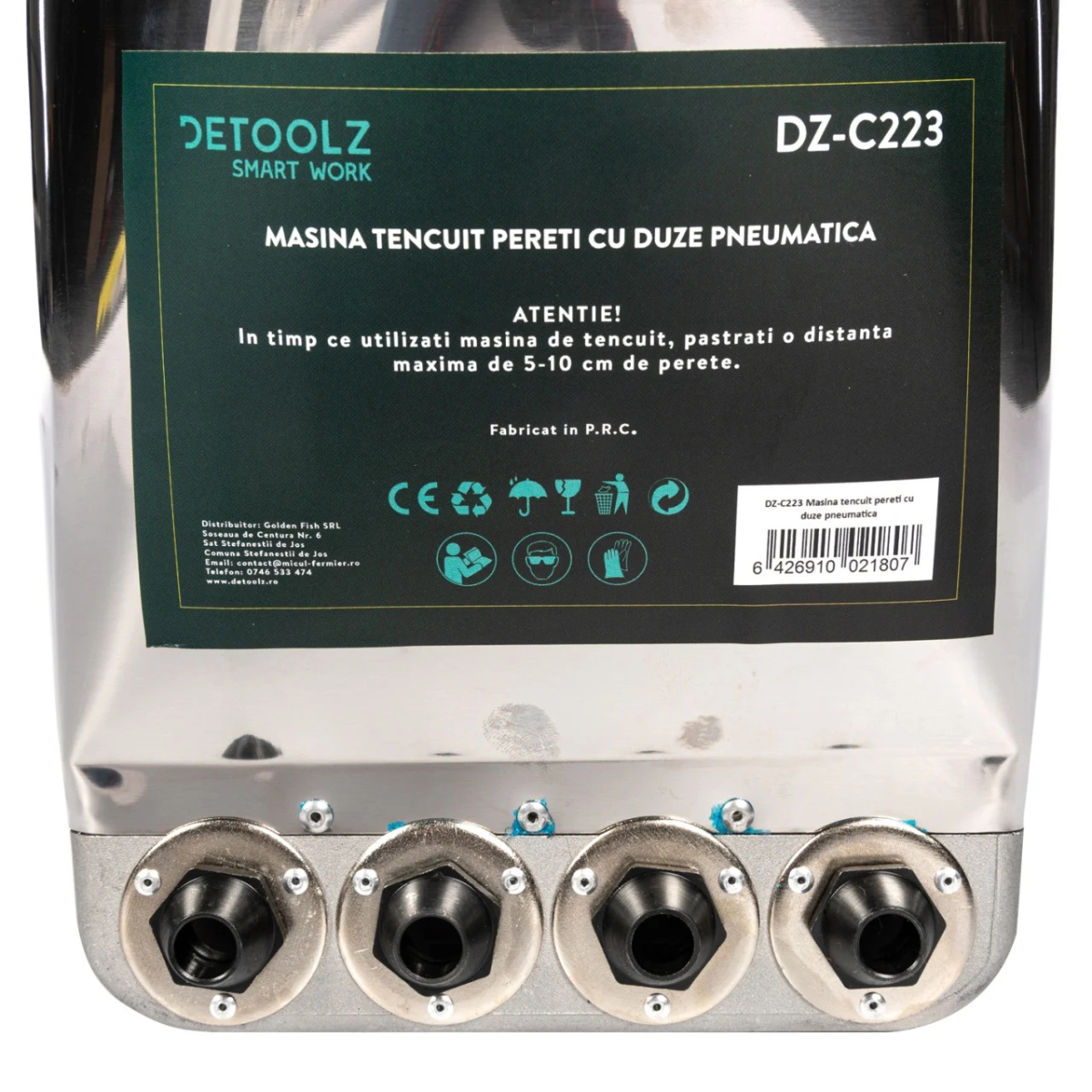 Masina pneumatica tencuit pereti cu duze [3]