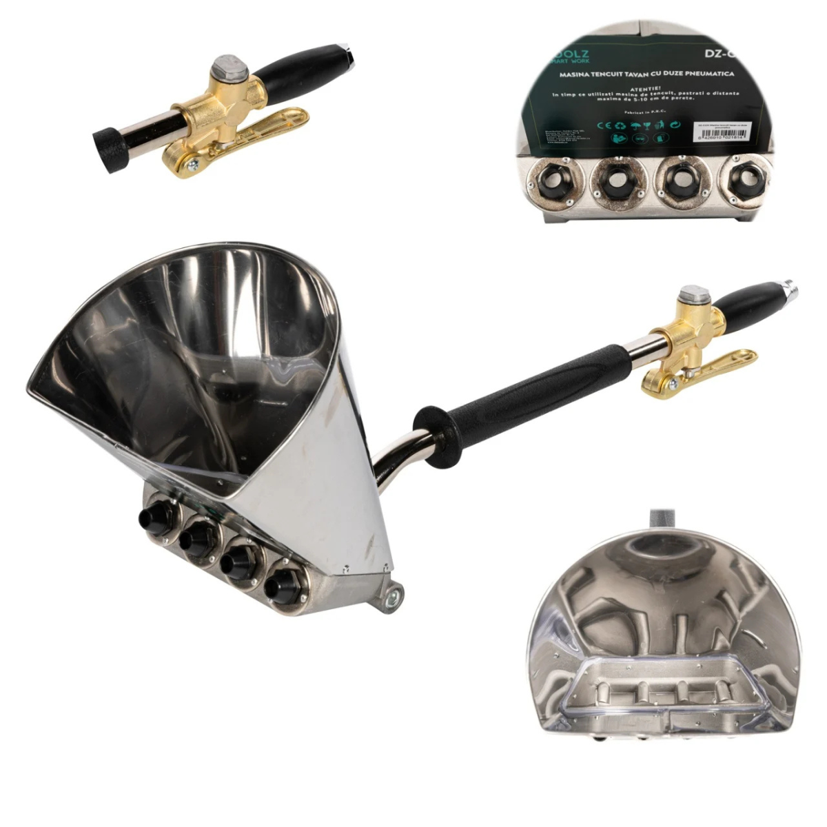 Masina pneumatica tencuit tavan cu duze [1]