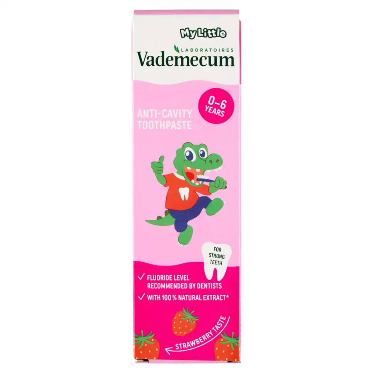 Pasta de dinti Vademecum My Little Strawberry pentru copii 0-6 ani, 50 ml [1]