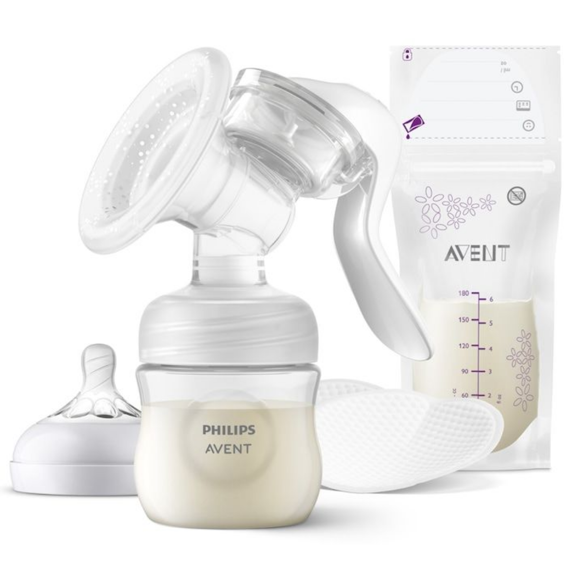 Pompa manuala cu accesorii Philips Avent, Tehnologie Natural Motion, SCF430/20 [0]
