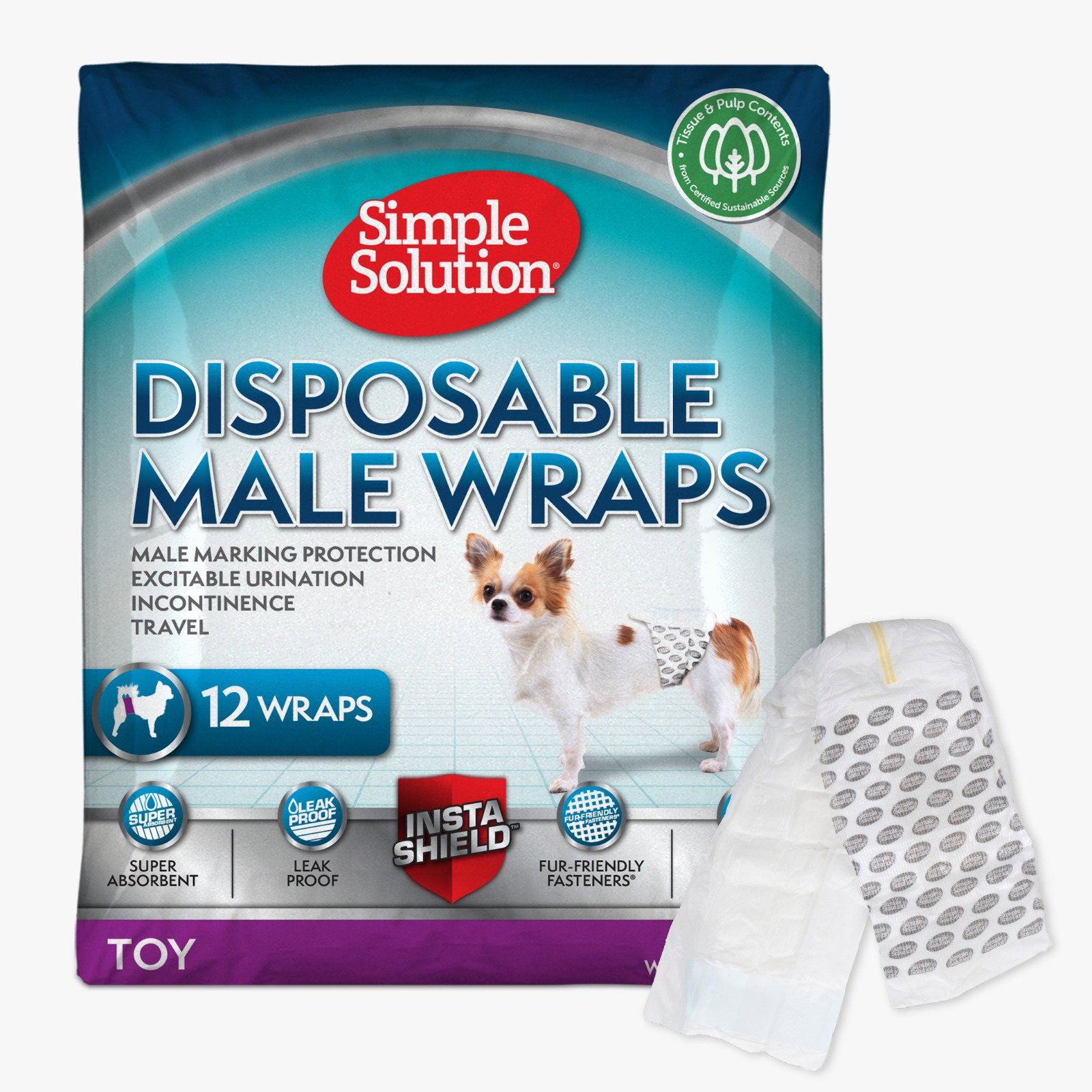Scutece masculi Simple Solution, talie foarte mica, XS, 23-36 cm [0]
