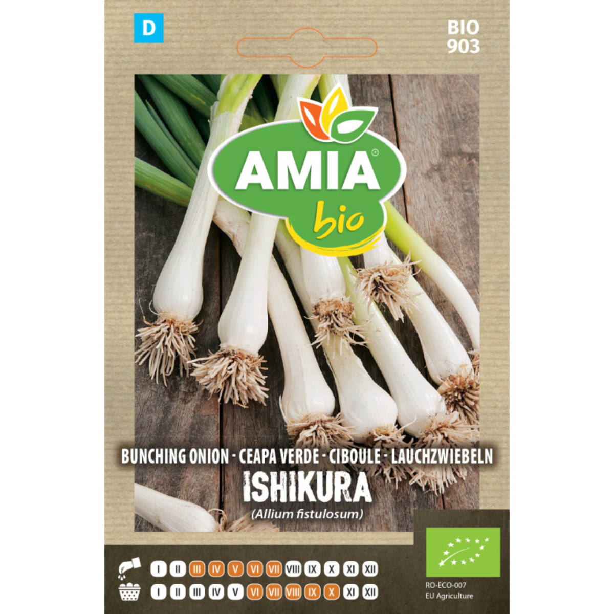 Seminte bio de ceapa verde Amia Blanc Ishikura, 1 g [0]