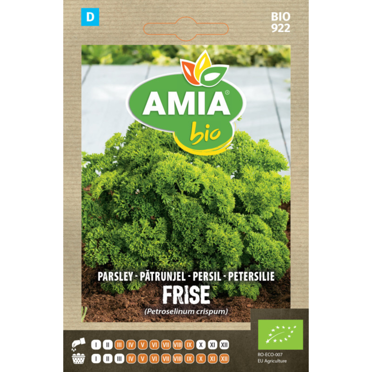 Seminte bio de patrunjel Frise Amia, 2 g [0]