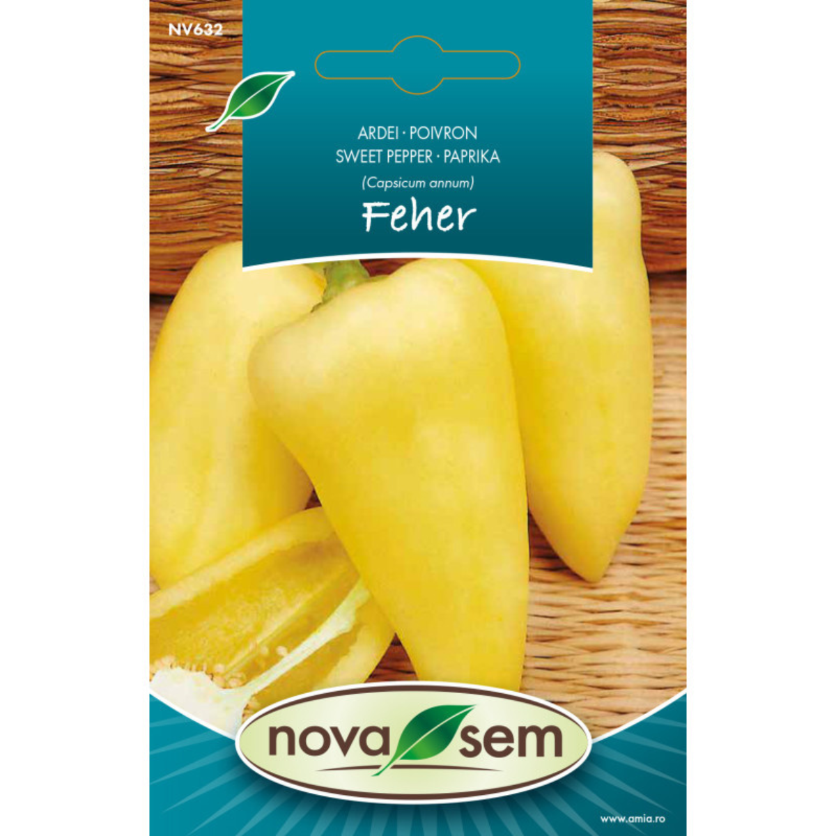 Seminte de ardei gras galben Feher, Novasem, 0,5 g [0]