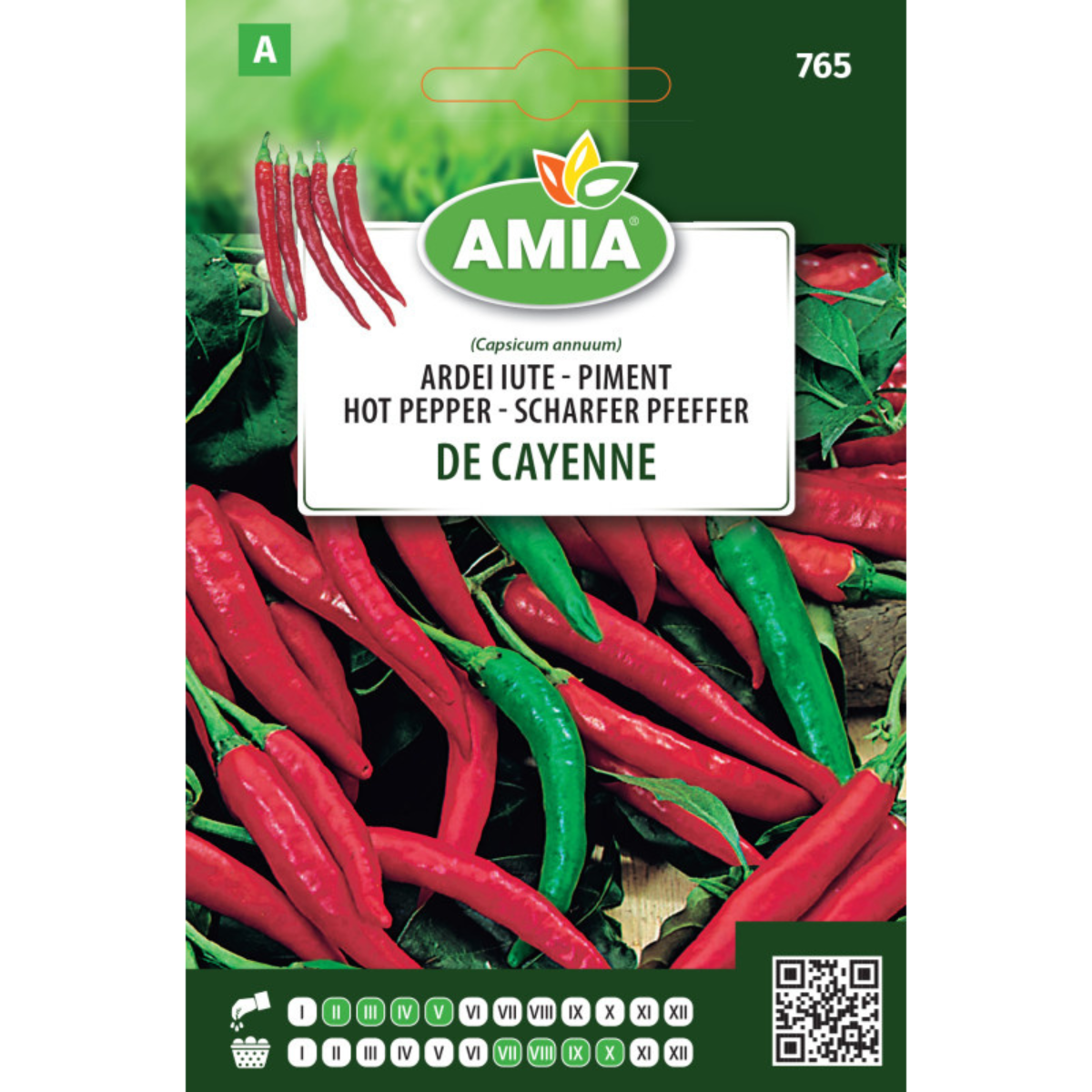 Seminte de ardei Iute De Cayenne Amia, 1 g [0]