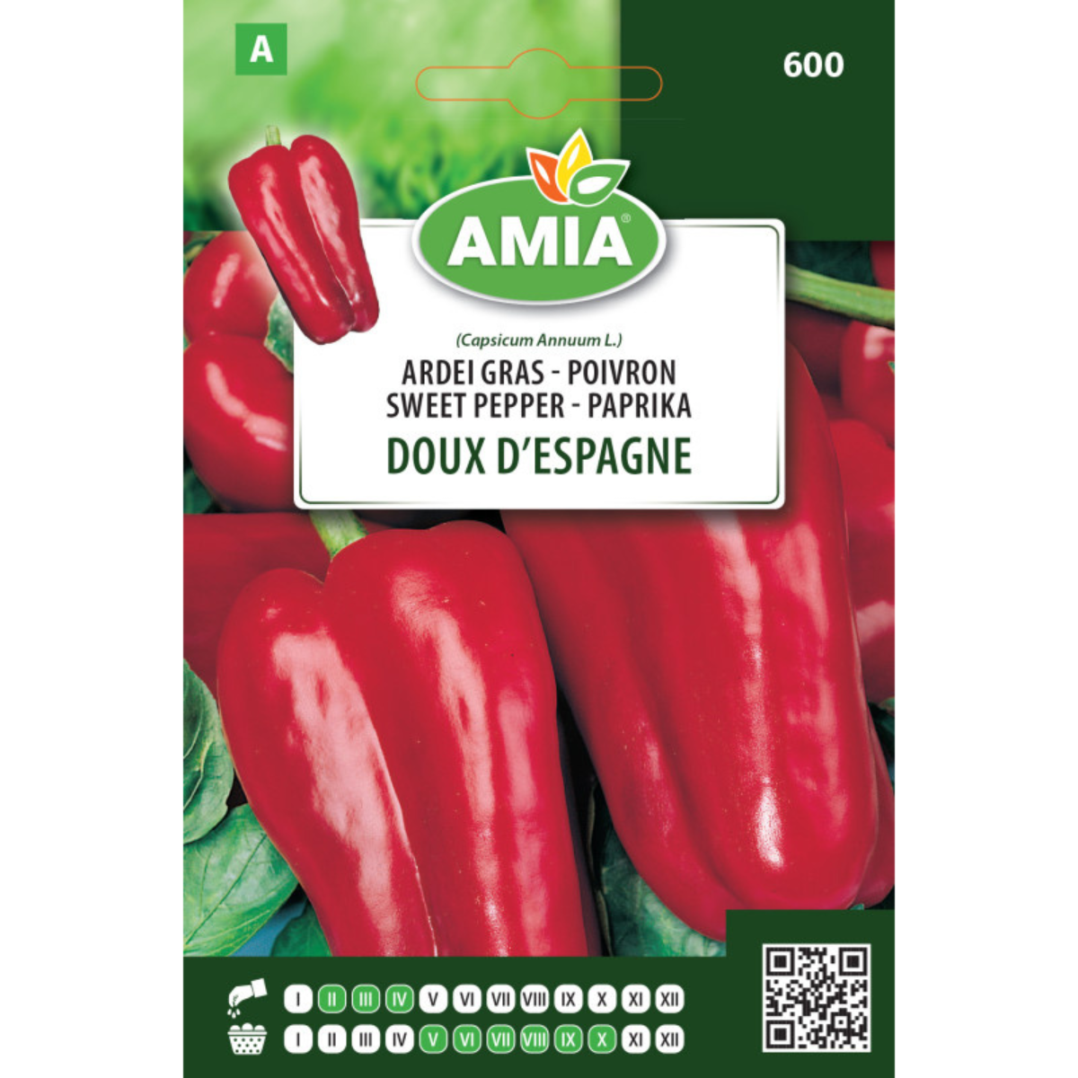 Seminte de ardei kapya Amia Doux D'espagne 1 gr [0]