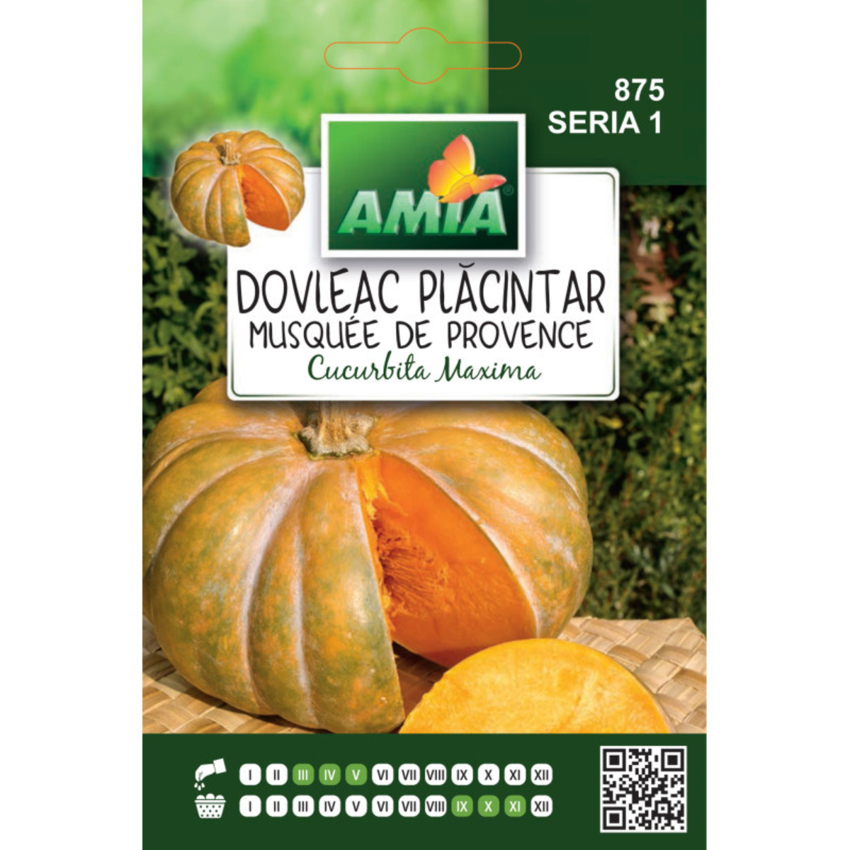 Seminte de dovleac placintar Musque de Provence Amia, 1,5 g [0]