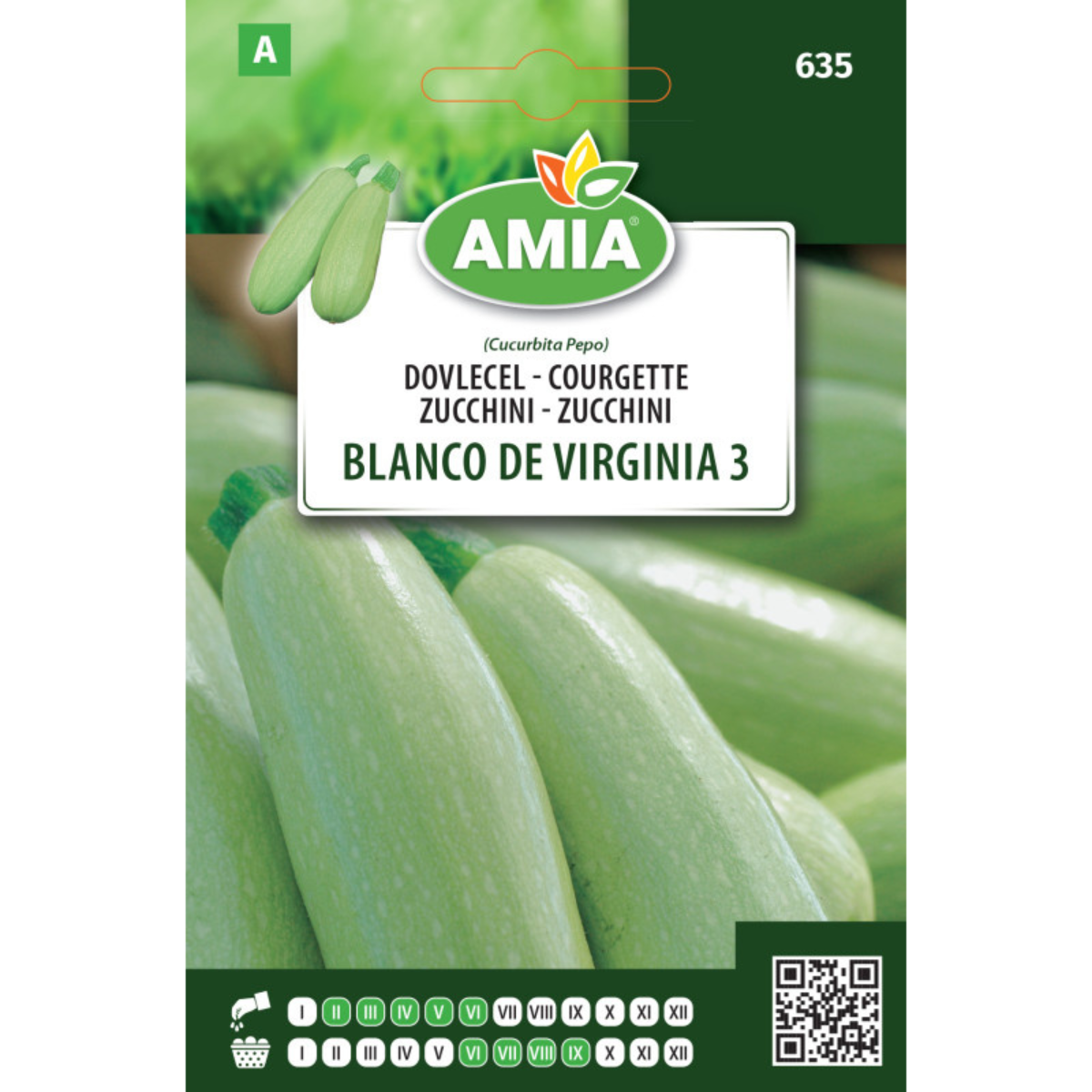 Seminte de dovlecel Amia Blanco de Verginia 3, 3 g [0]