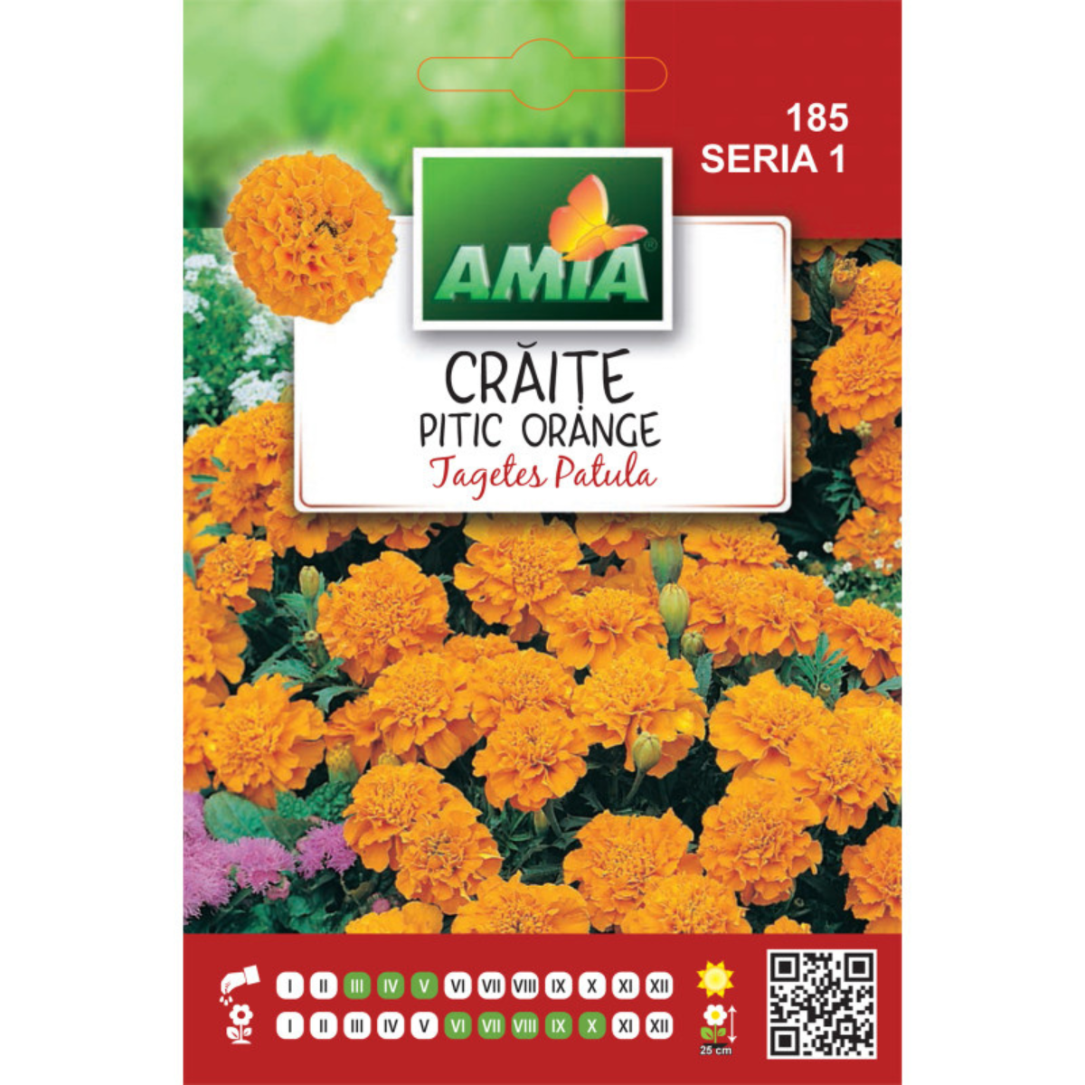 Seminte de flori Amia Craite petit orange 1 g [0]