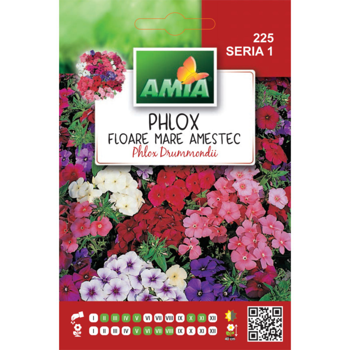 Seminte de flori Amia Phlox grand fleur amestec, 0,5 g [0]