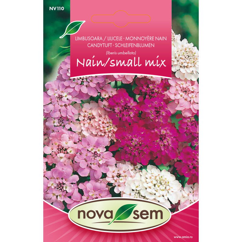 Seminte de flori Limbusoara/Lilicele pitice amestec Novasem, 0,75 g [0]