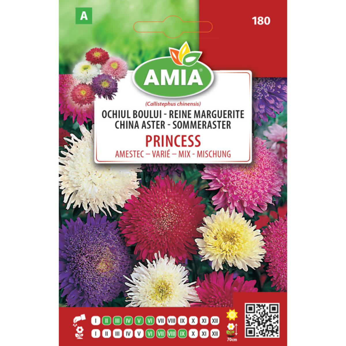 Seminte de flori Ochiul boului Princesse amestec culori 0,3 gr Amia [0]