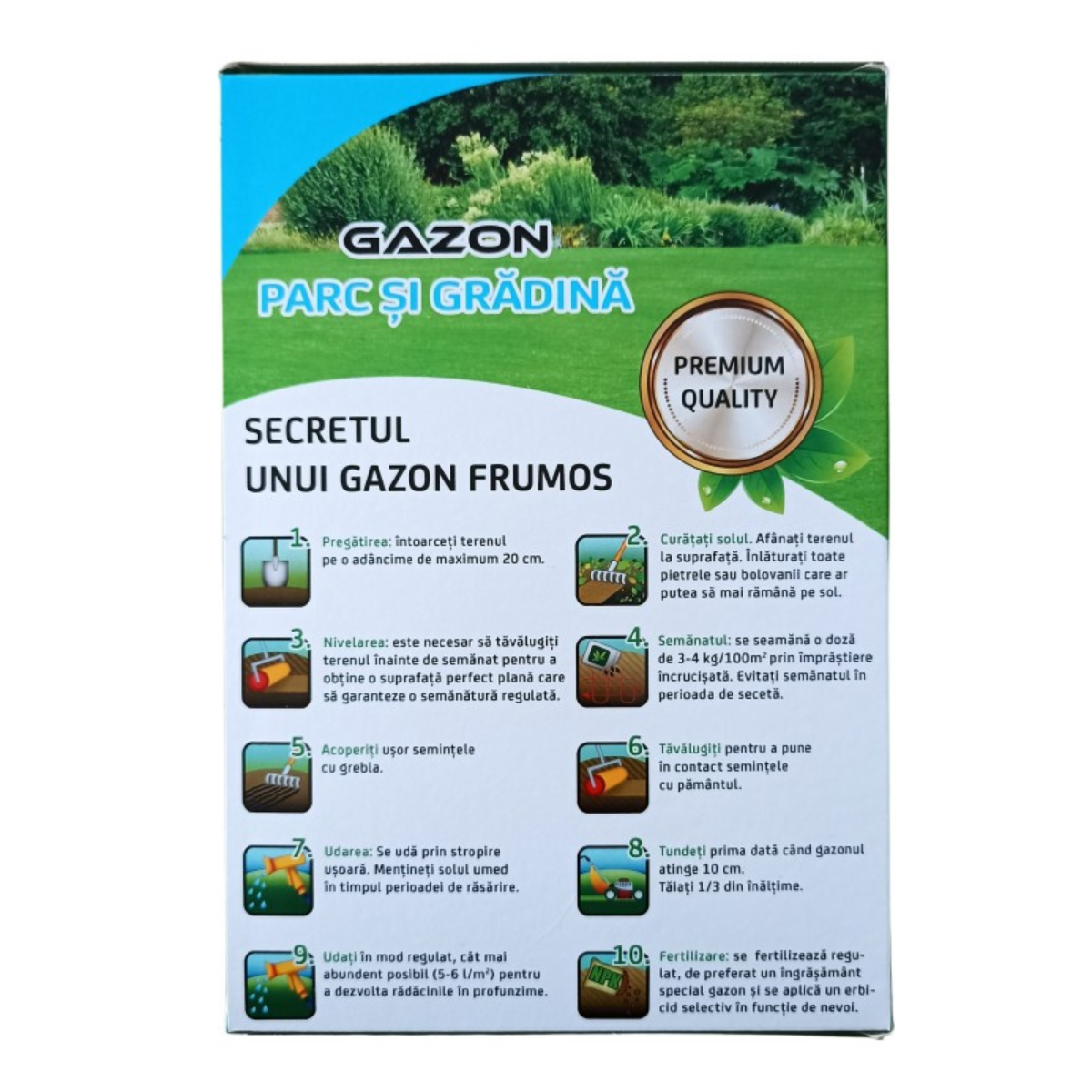 Seminte de gazon Amia pentru parc si gradini, 1 kg [1]