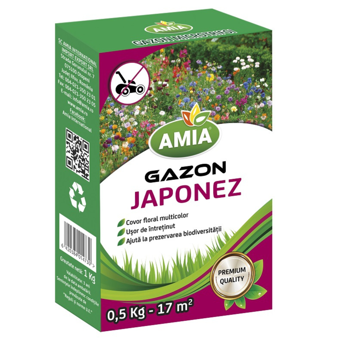 Seminte de gazon japonez Amia, 0,5 kg [0]