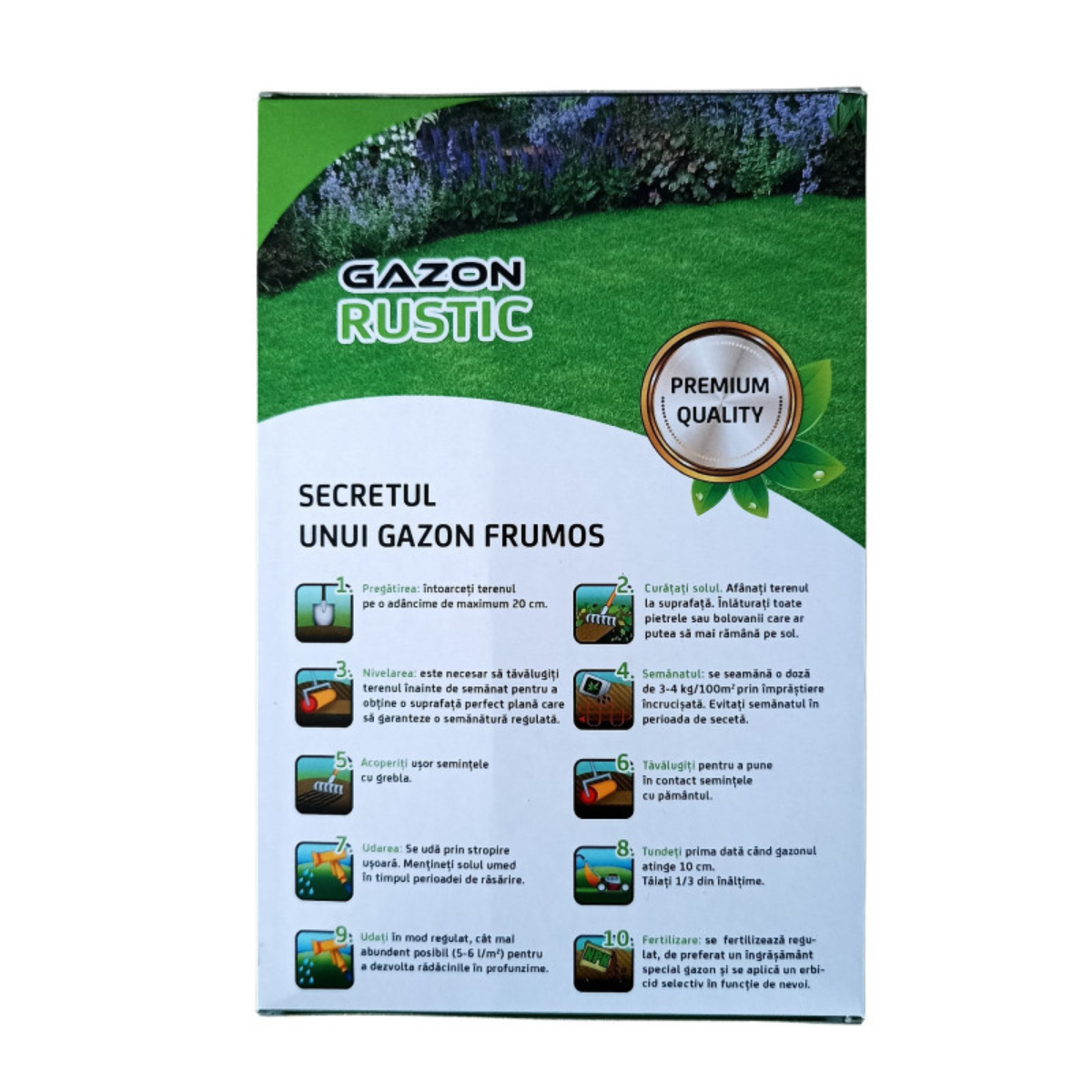 Seminte de gazon rustic Amia, 0,5 kg [1]