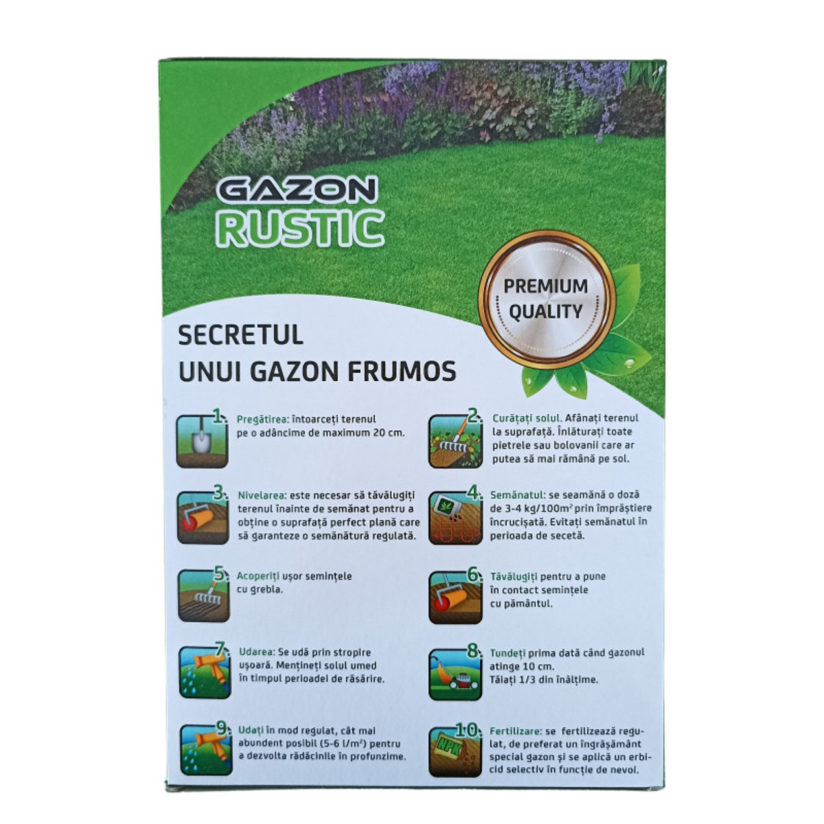 Seminte de gazon rustic Amia, 1 kg [1]