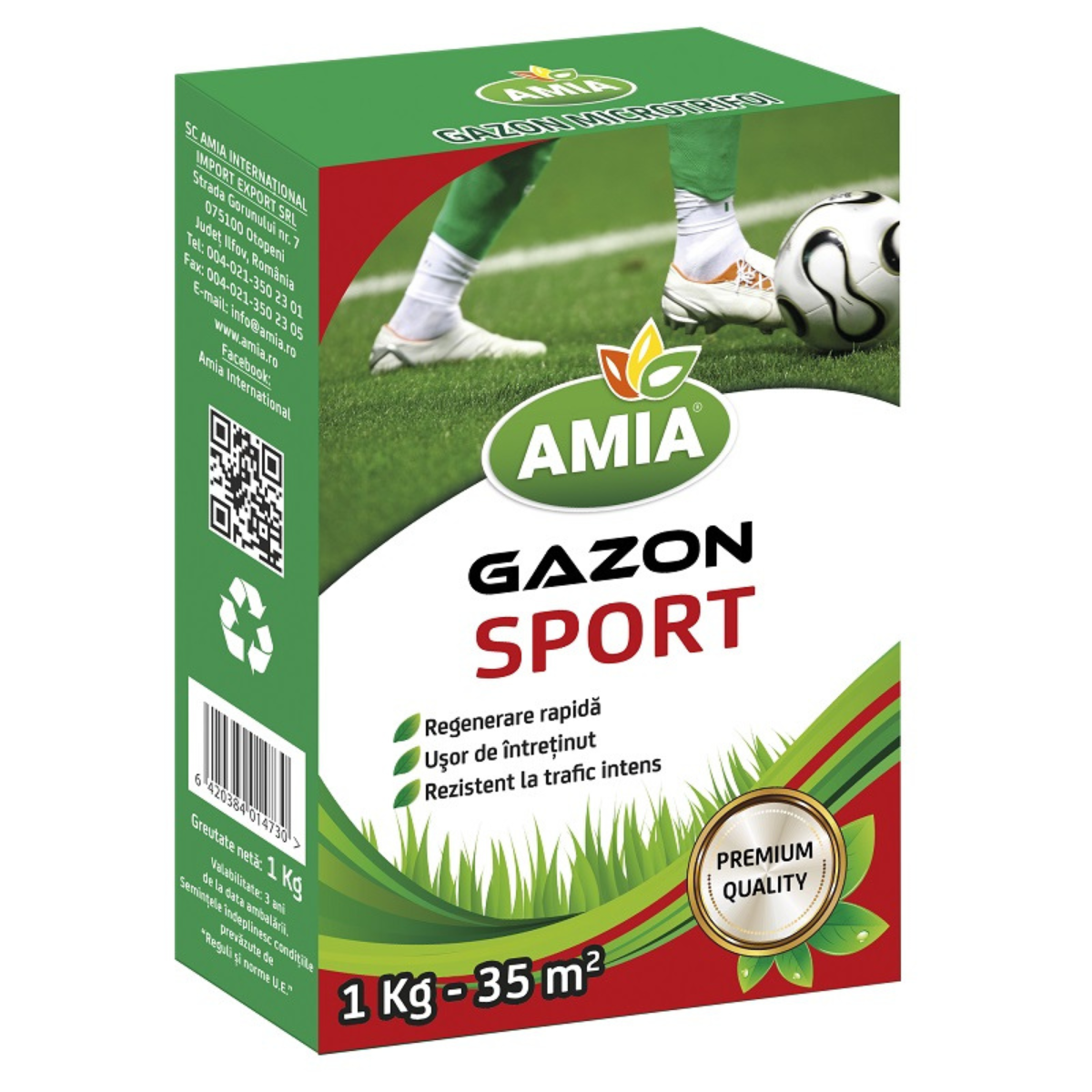 Seminte de gazon sport Amia, 1 kg [0]