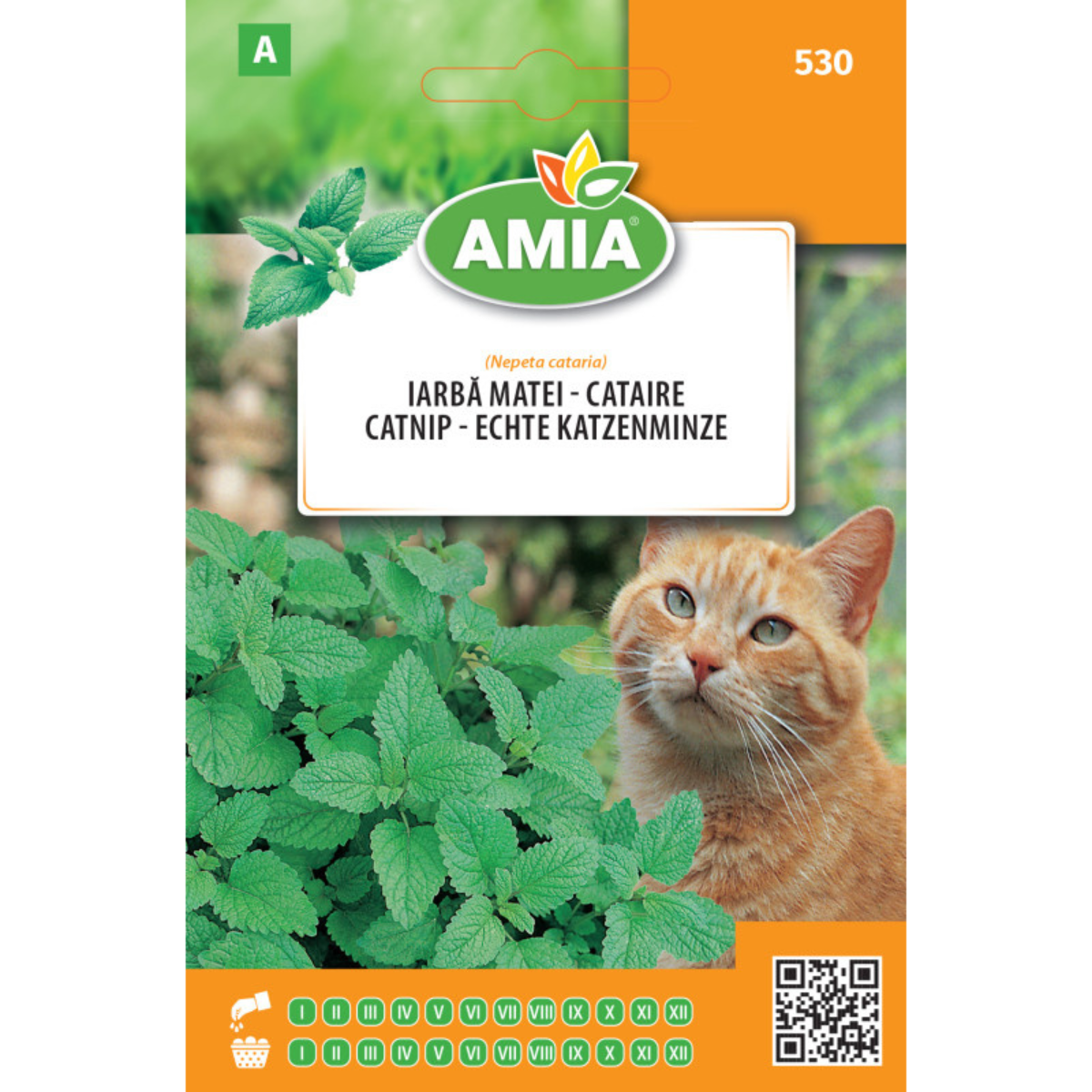 Seminte de iarba pentru pisica Amia, 4 g [0]