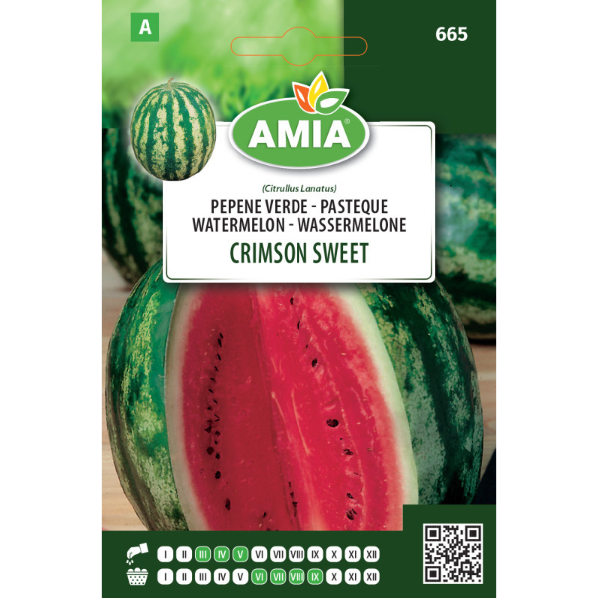 Seminte de pepene verde Amia Crimson Sweet 2 g [0]