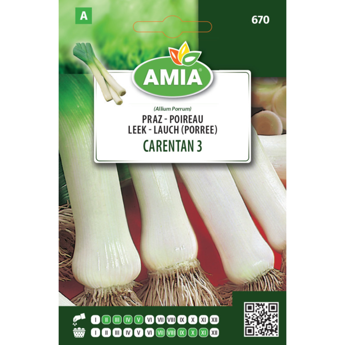 Seminte de praz Amia Carentan 3, 1,5 g [0]