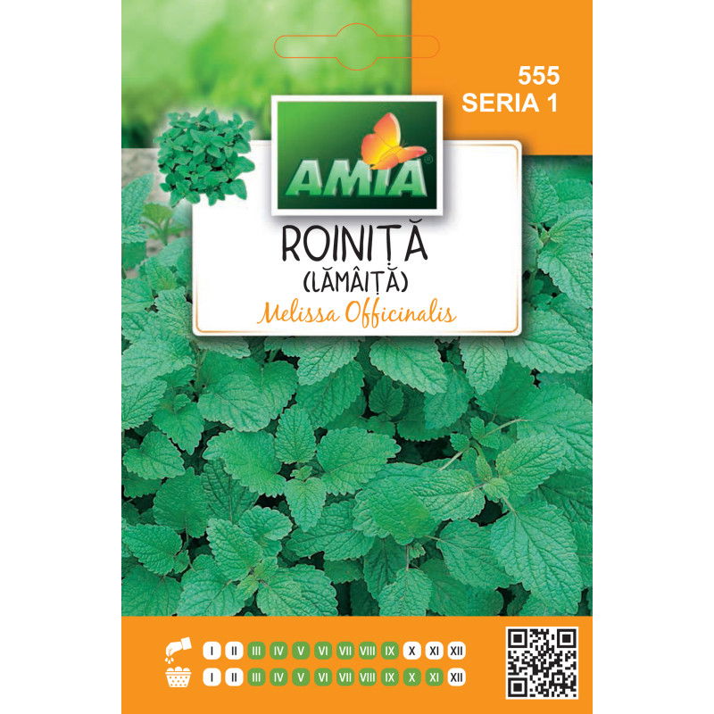 Seminte de roinita, melissa officinalis Amia, 0,5 g [0]