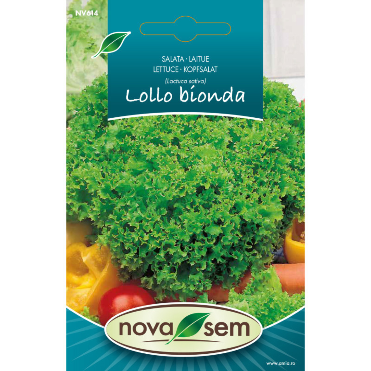 Seminte de salata Lollo Bionda Novasem, 0,5 g [0]