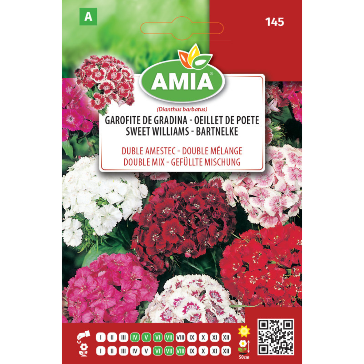 Seminte flori Garofite de gradina duble amestec 1,5 g [0]