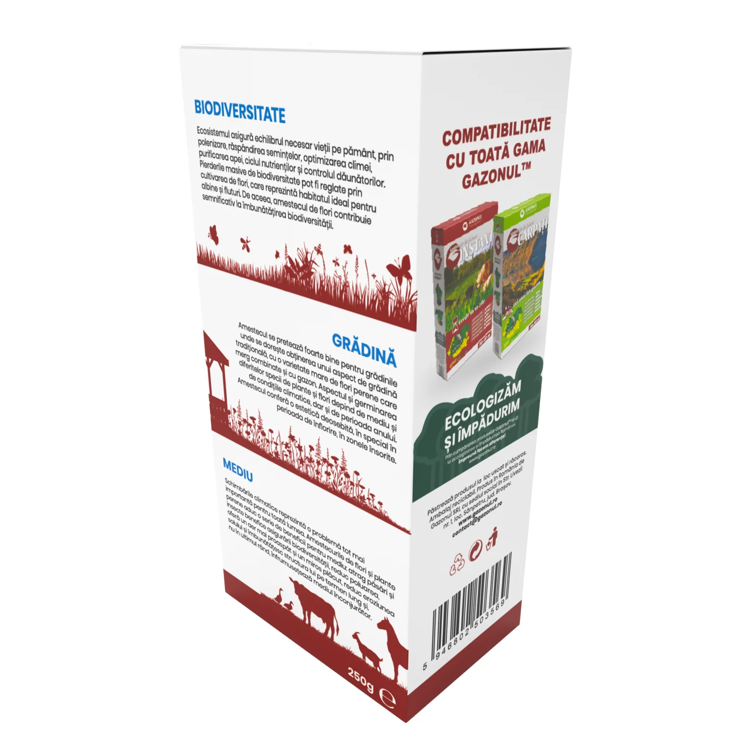 Seminte Flori Pitice, amestec decorativ cu flori anuale, perne si trifoi, 250 gr [3]