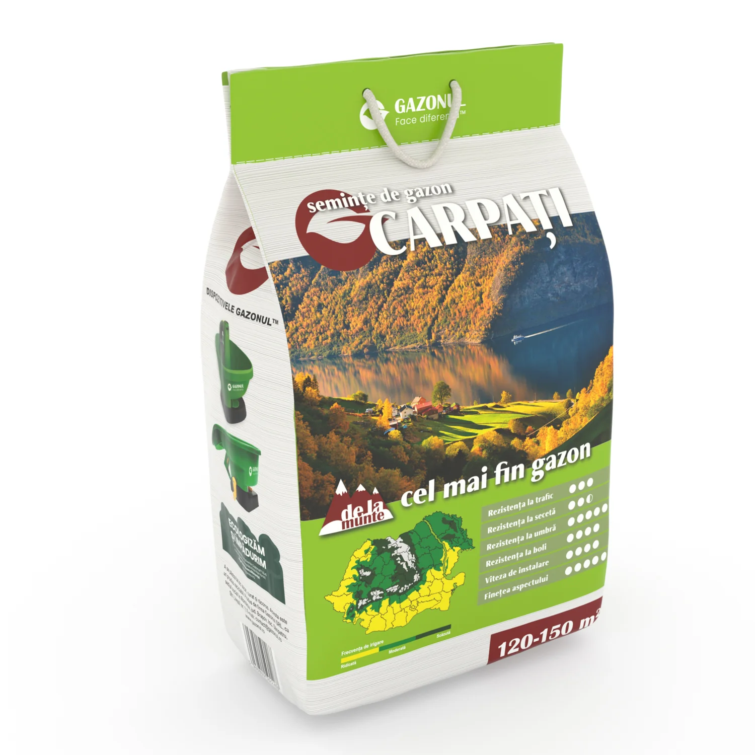 Seminte Gazon Carpati, cu frunza subtire, pentru zone cu umbra, 3 KG [1]