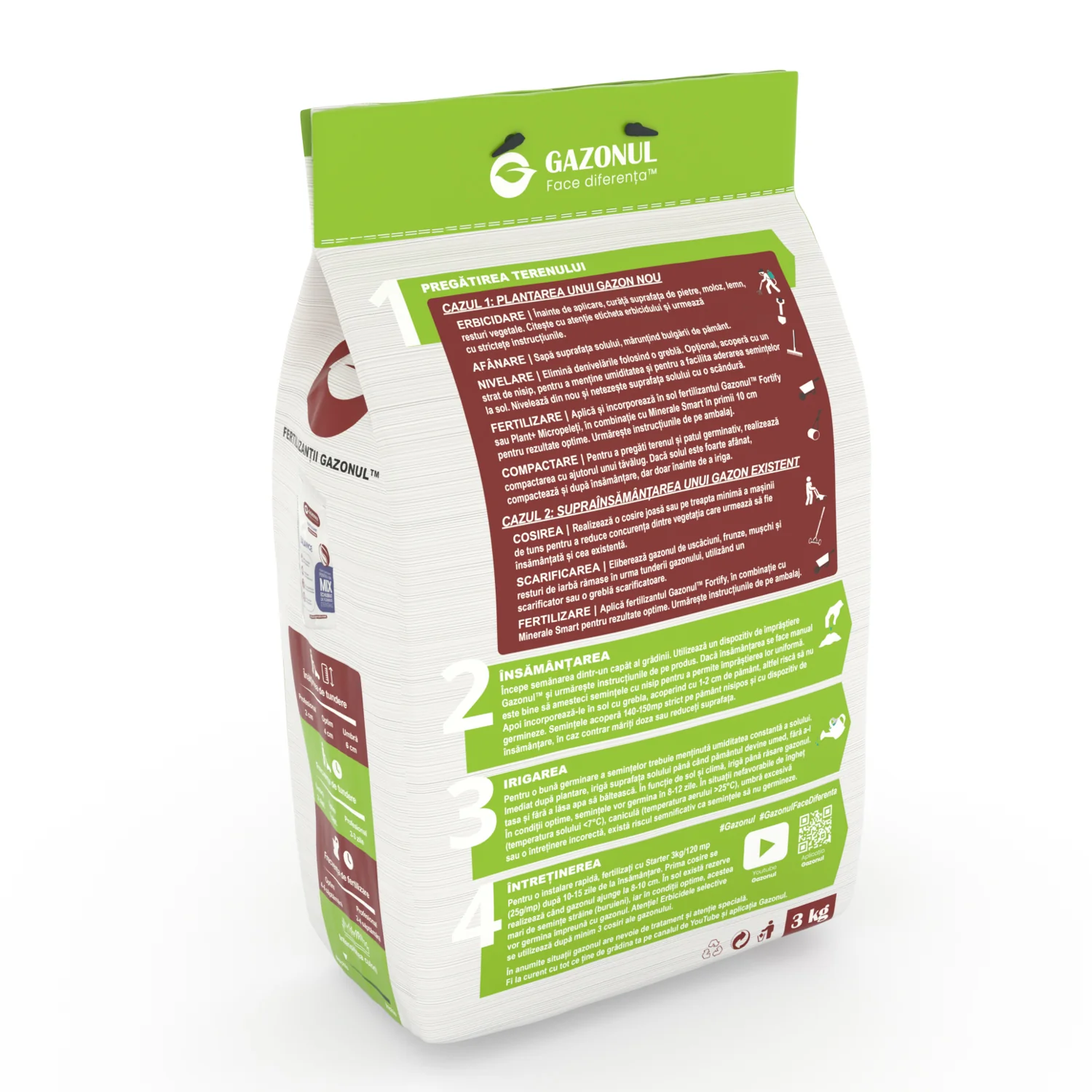 Seminte Gazon Carpati, cu frunza subtire, pentru zone cu umbra, 3 KG [2]