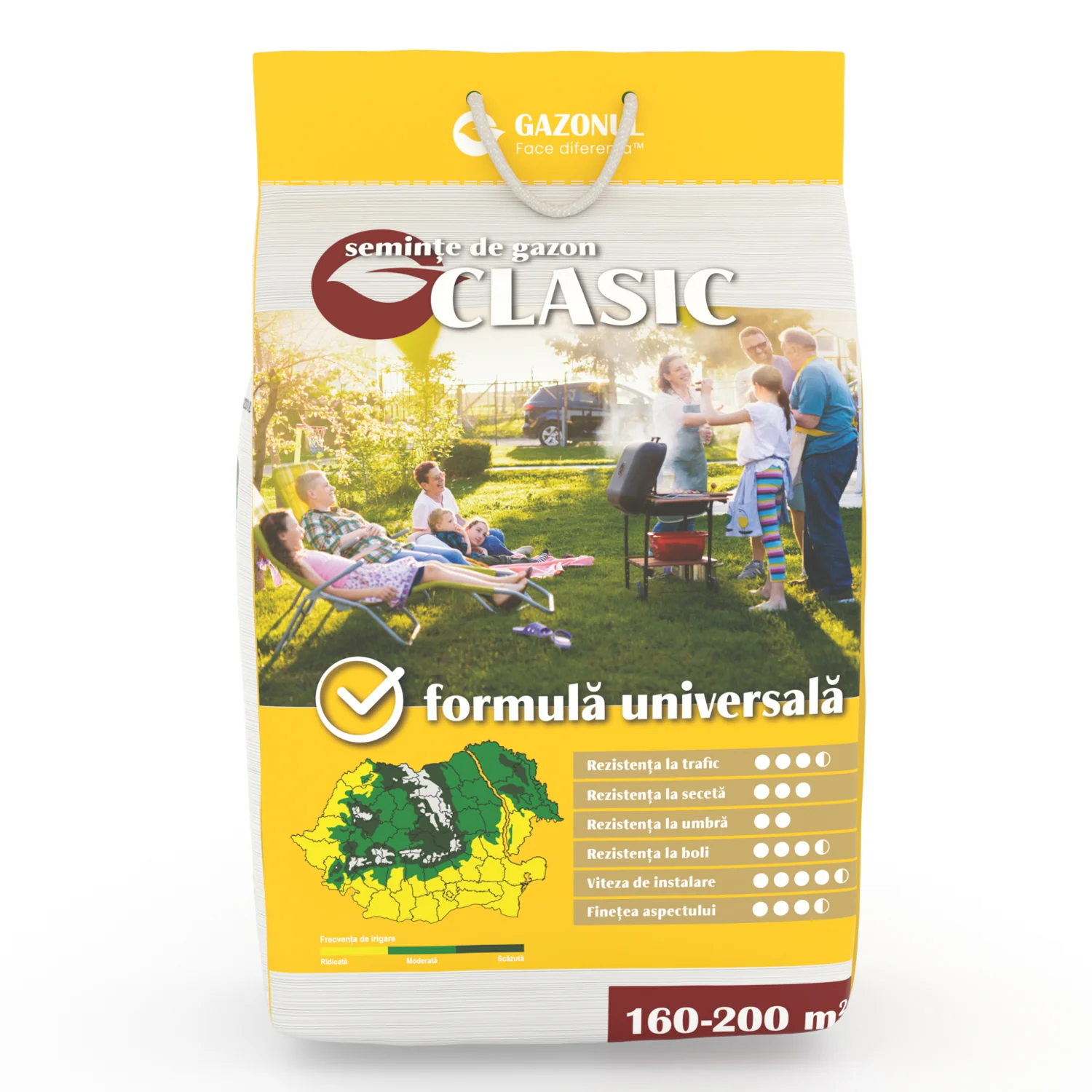 Seminte Gazon Clasic, amestec versatil pentru gradini si spatii publice, 4 KG [1]