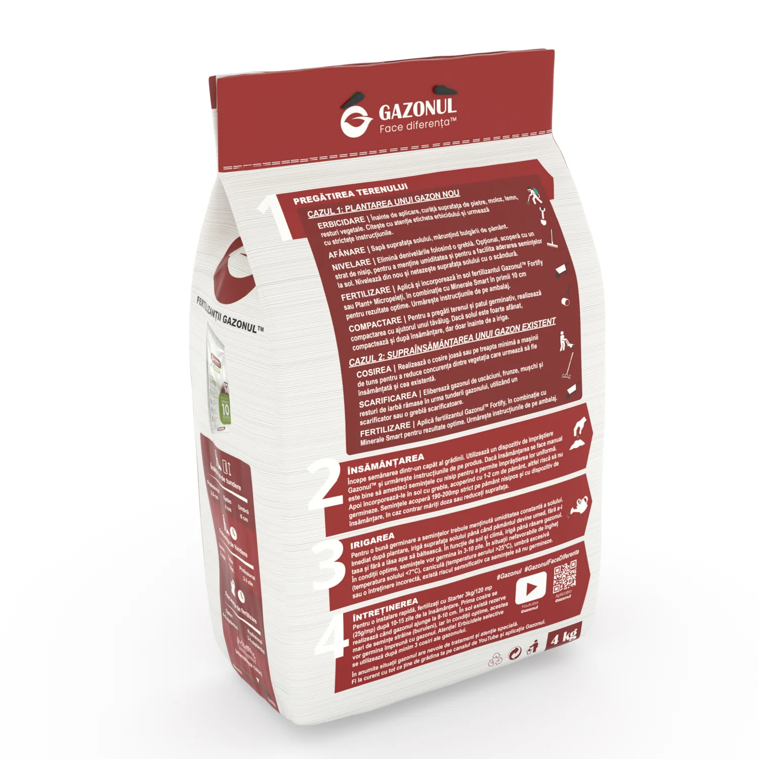 Seminte Gazon Instant cu germinare rapida pentru goluri si reparatii imediate, 4 KG [2]