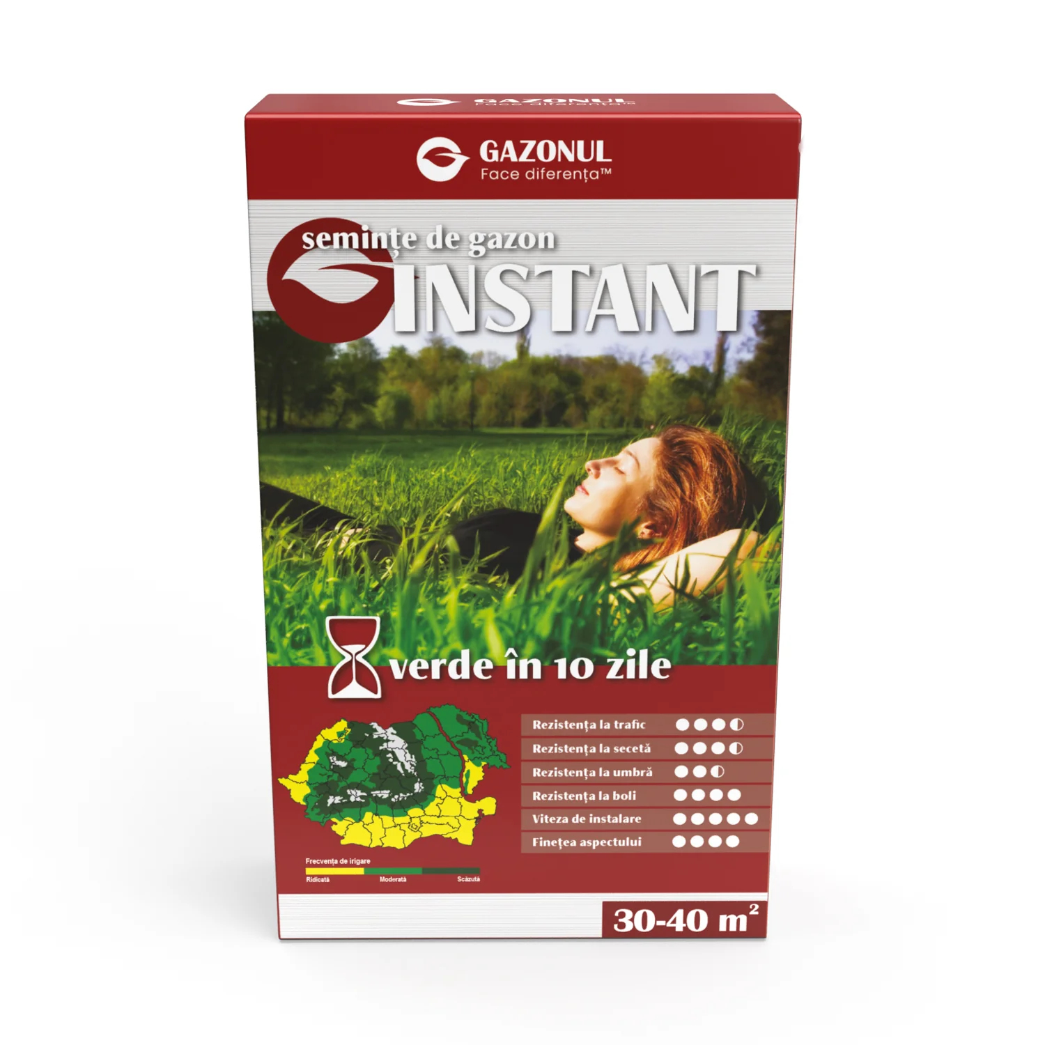 Seminte Gazon Instant cu germinare rapida pentru goluri si reparatii immediate, 0.75 KG [2]