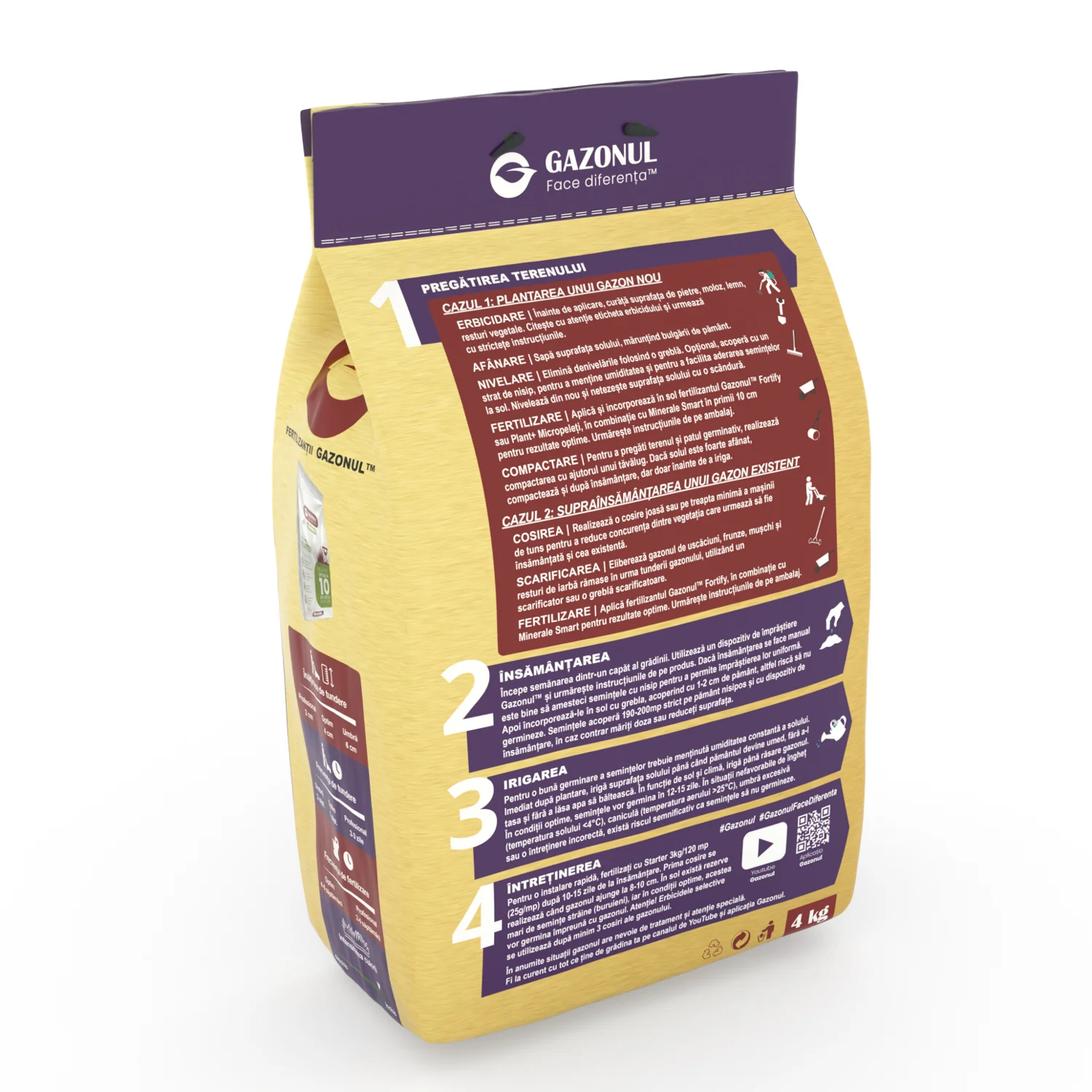 Seminte Gazon Select, pentru un covor verde, fin si de durata, 4 KG [1]