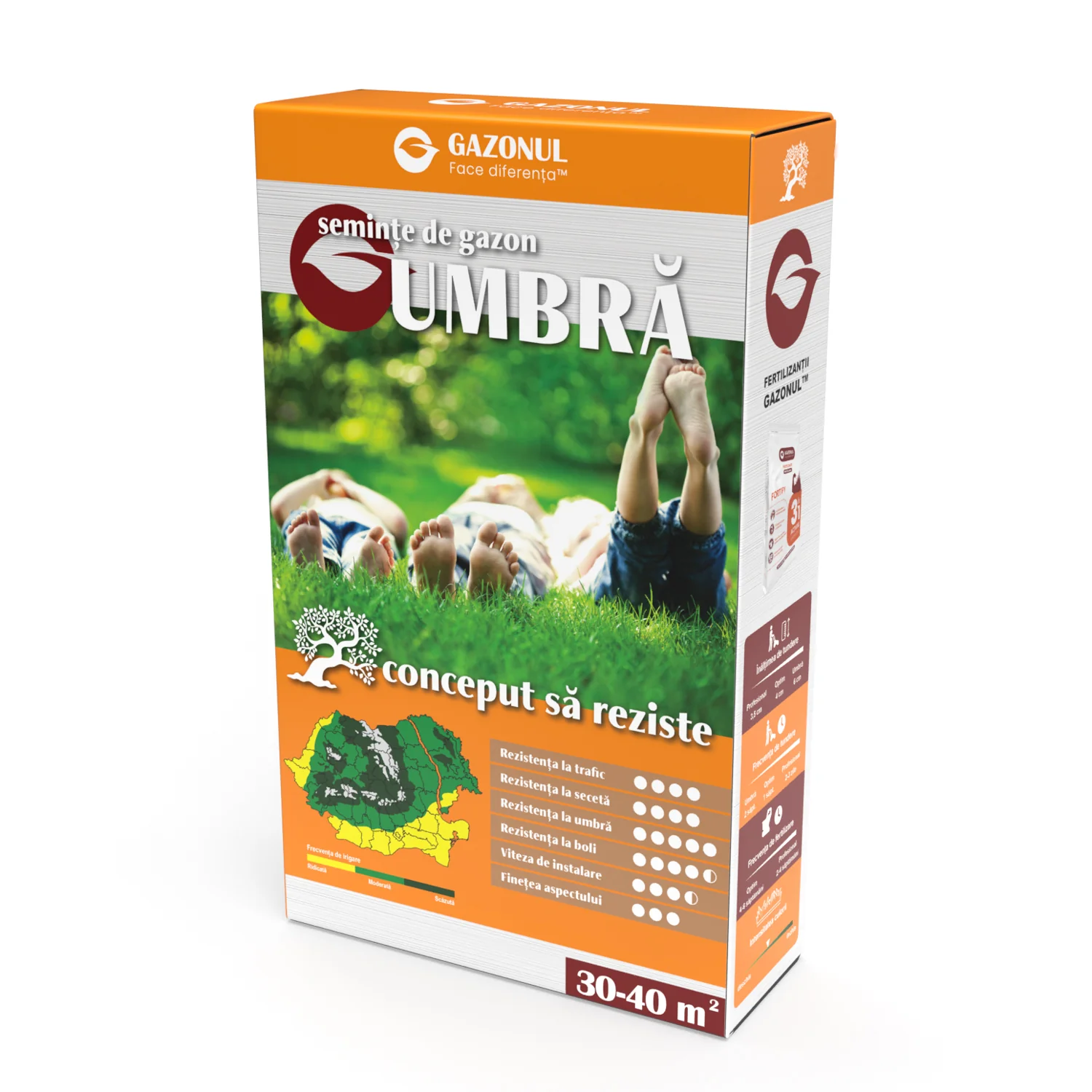 Seminte Gazon Umbra pentru livezi, spatii umbrite si semiumbrite, 0.75 KG [2]