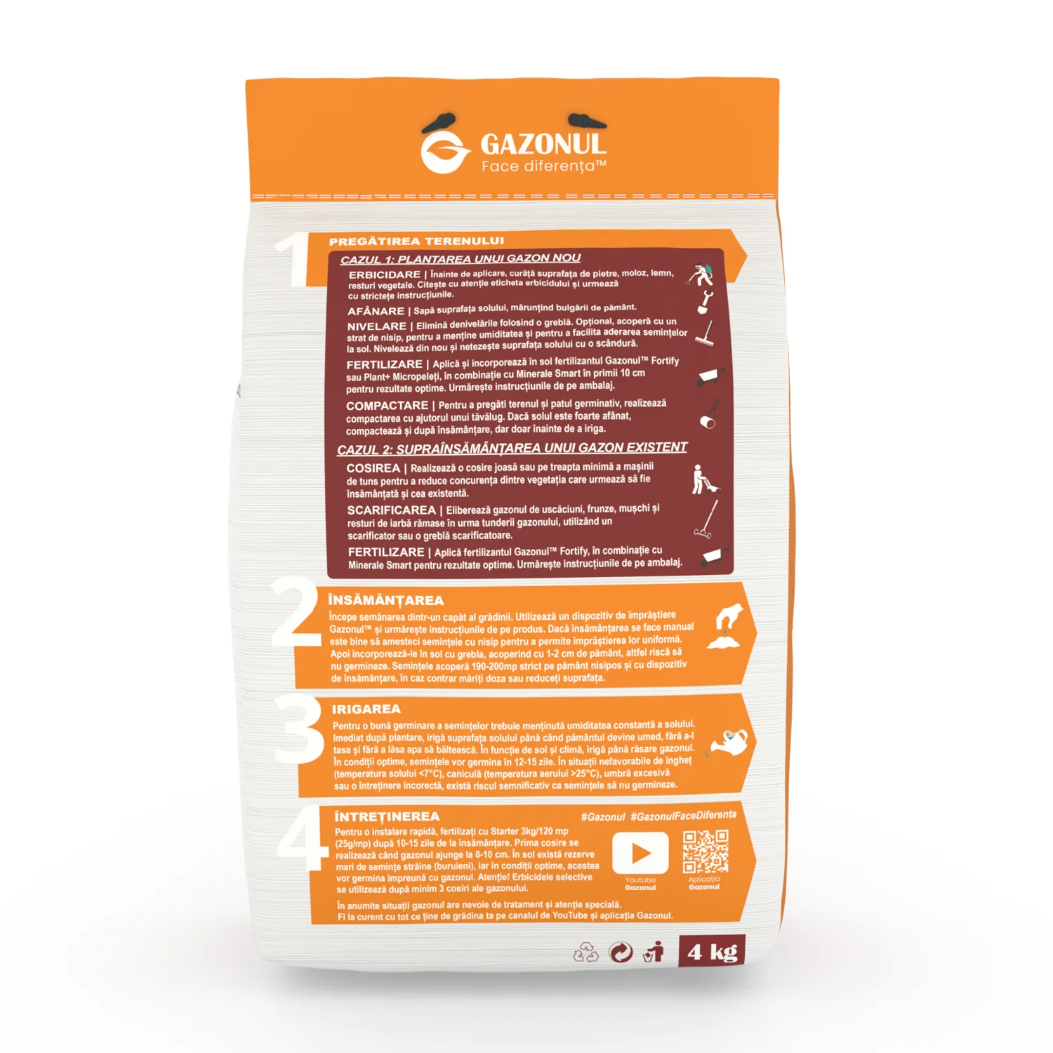 Seminte Gazon Umbra pentru livezi, spatii umbrite si semiumbrite, 4 KG [3]