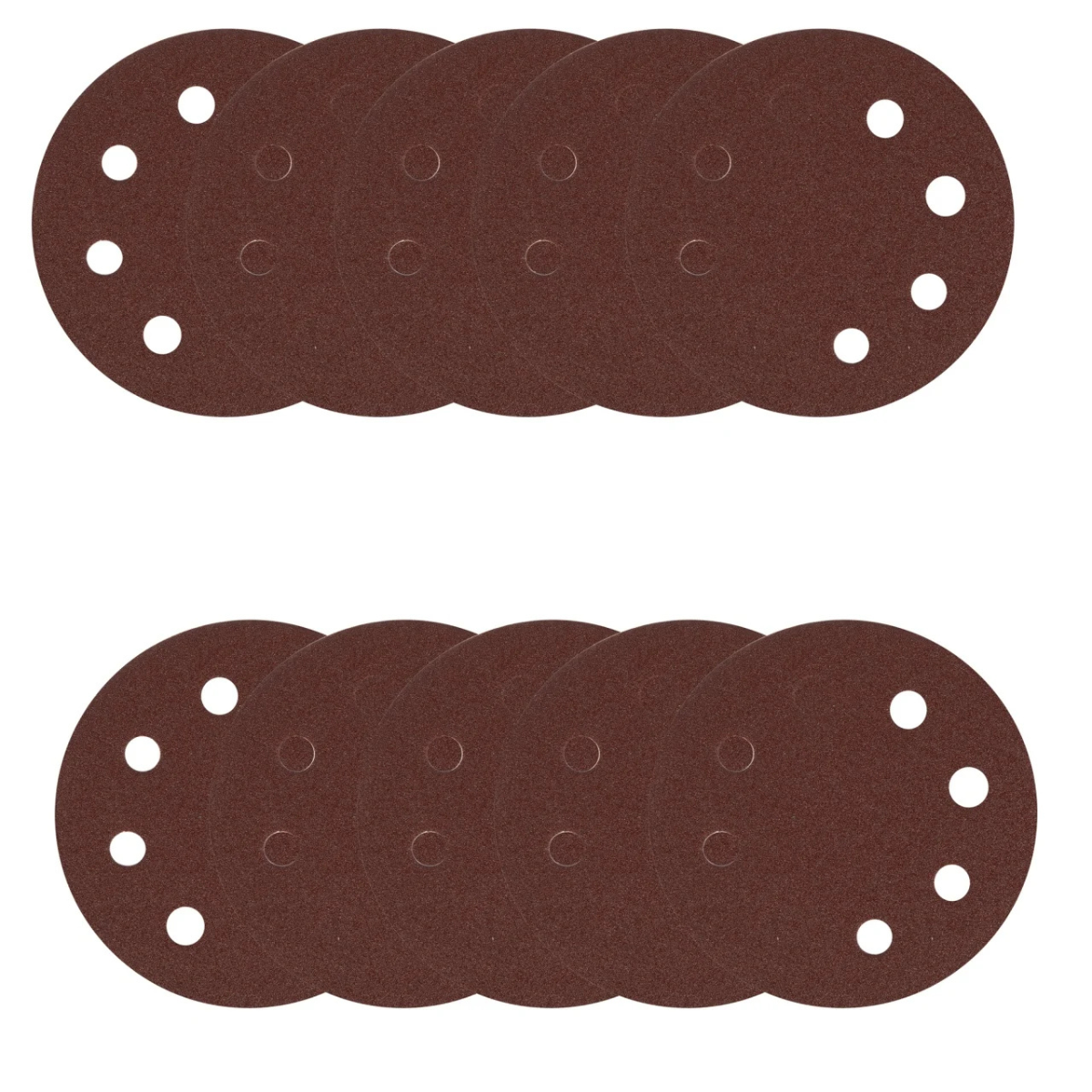 Set 10 hartie abraziva P80 8gauri 180mm [2]