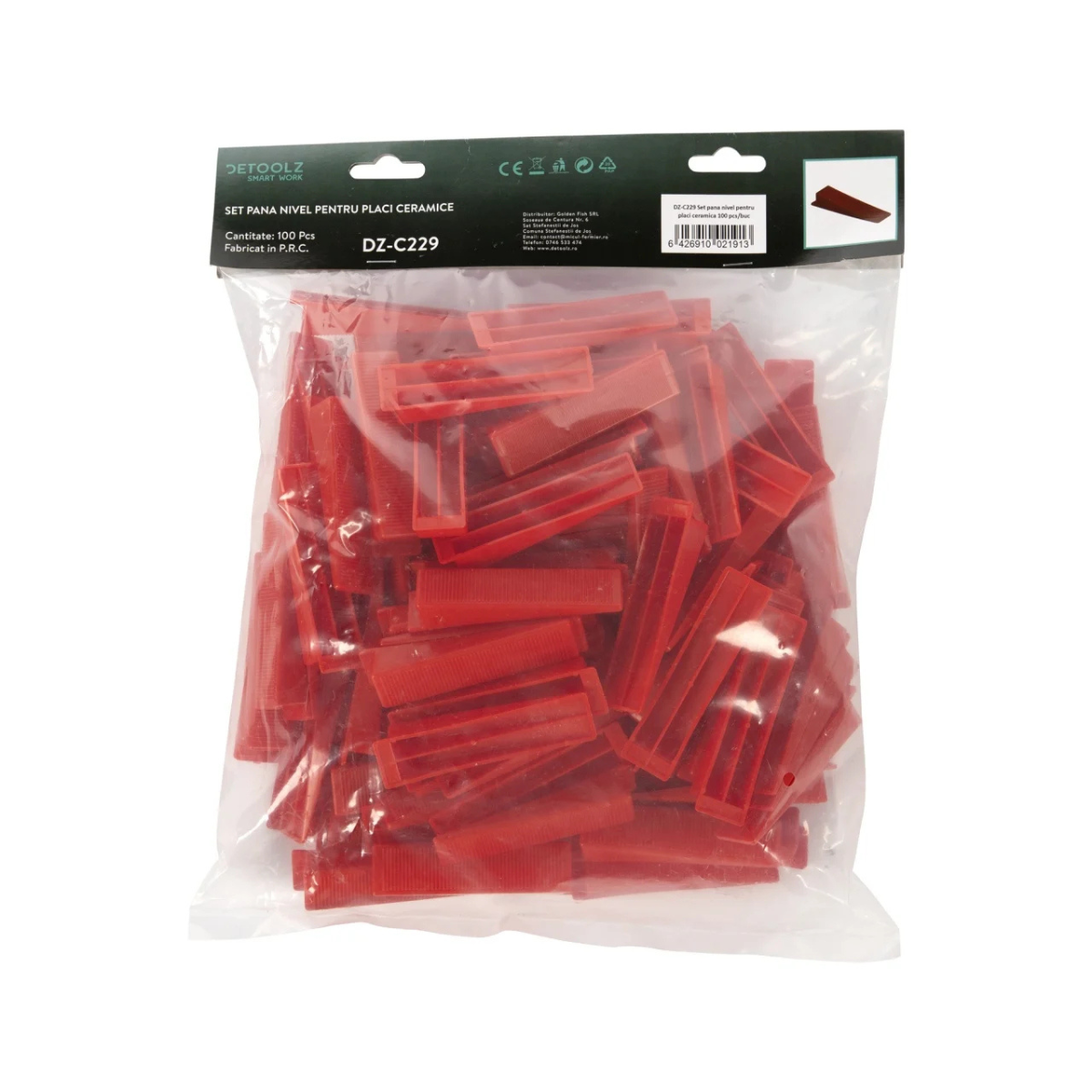 Set 100 pana nivel pentru placi ceramica [1]
