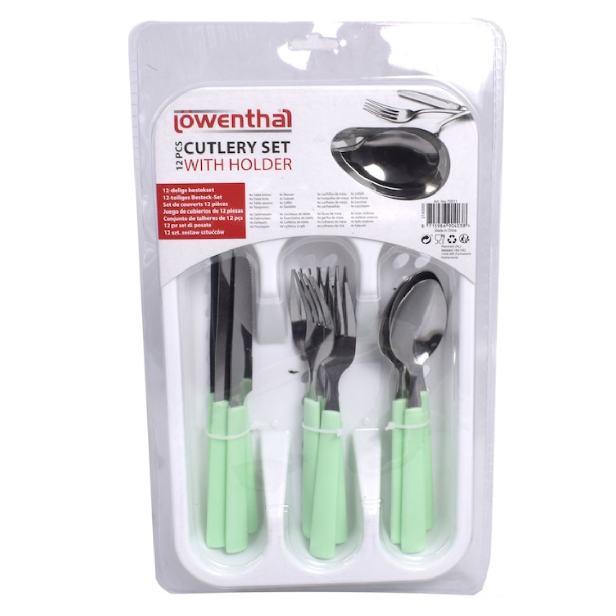 Set tacamuri si suport Lowenthal, Verde, 16 piese [0]