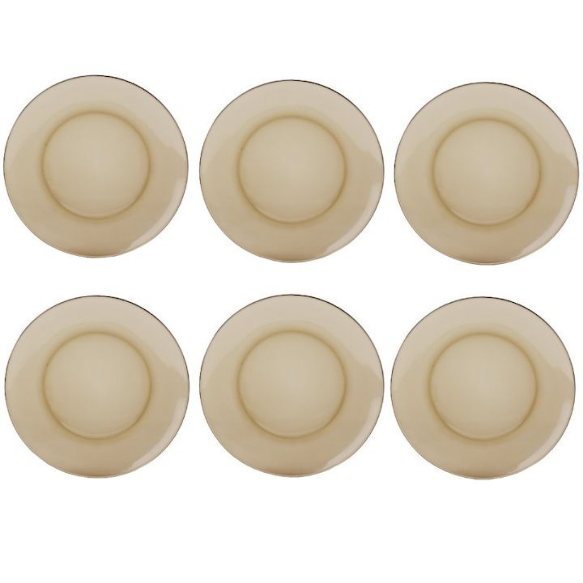 Set 6 Farfurii Cina din sticla, 23.5 cm, Duralex Lys Sepia [1]