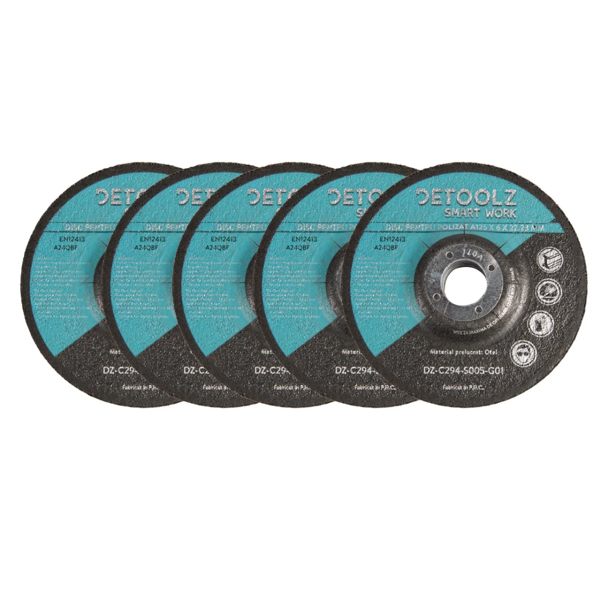 Set disc pentru polizat A125*6*22.2 mm (5 buc/set) [1]