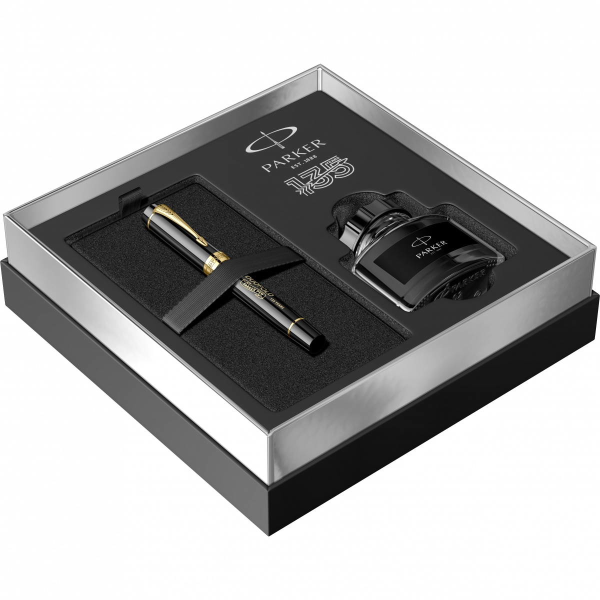 Stilou Centennial 18k Nib Parker Duofold / Le 135 Anniversary Black Rht [2]