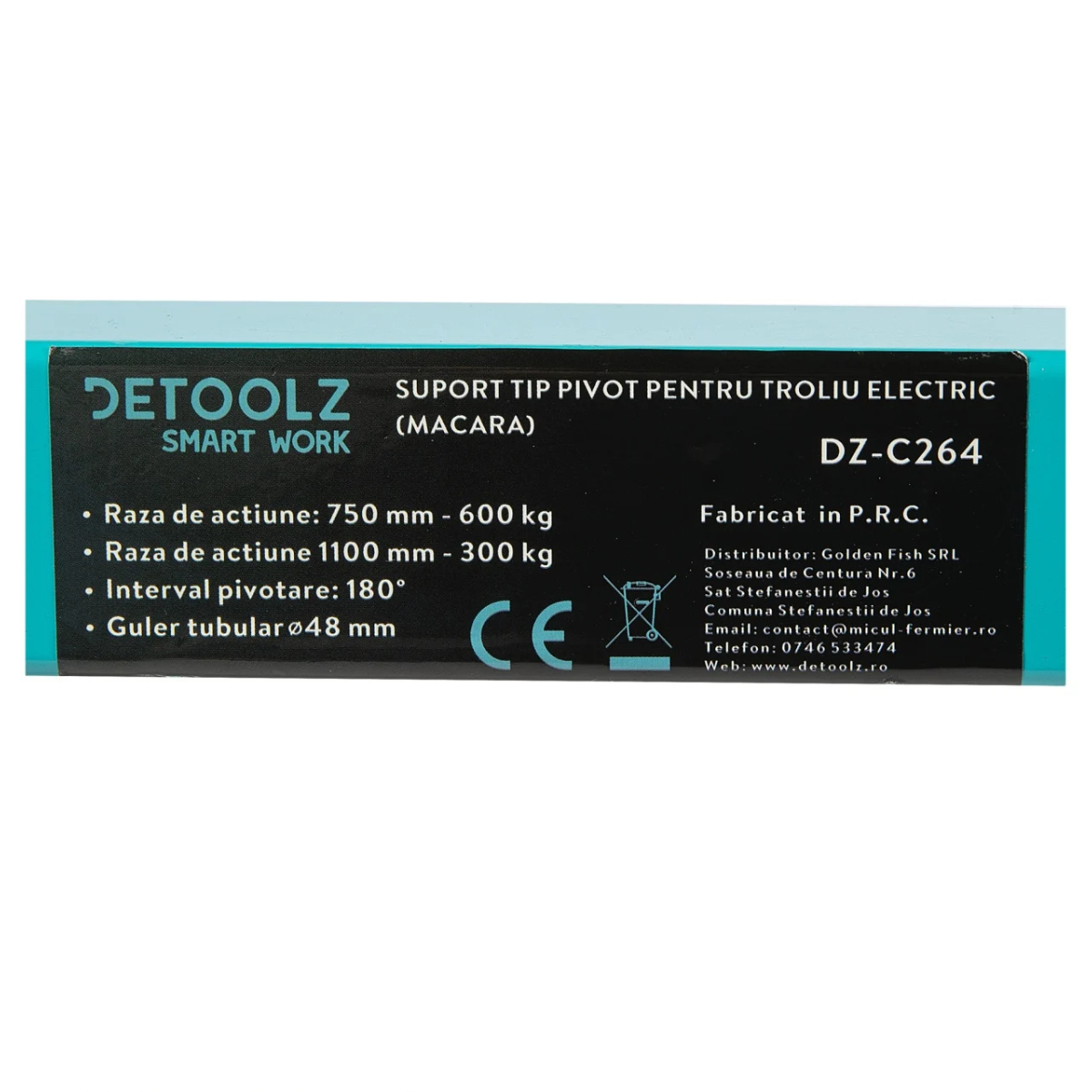 Suport tip pivot pentru troliu electric (macara) [0]