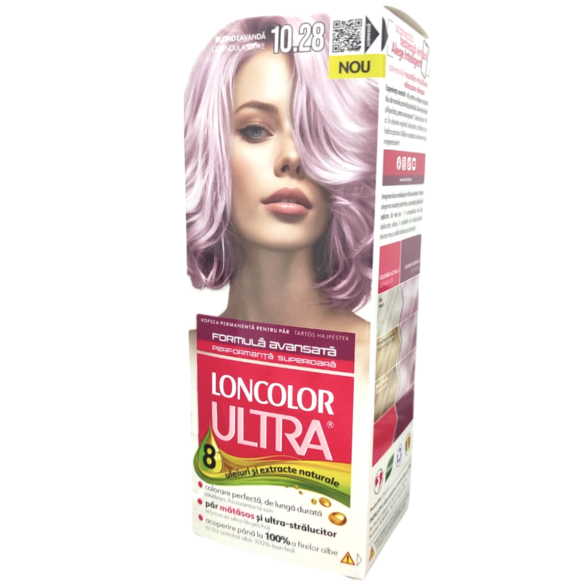 Vopsea de Par Loncolor Ultra 10/28 Blond Lavanda, 50 ml [0]