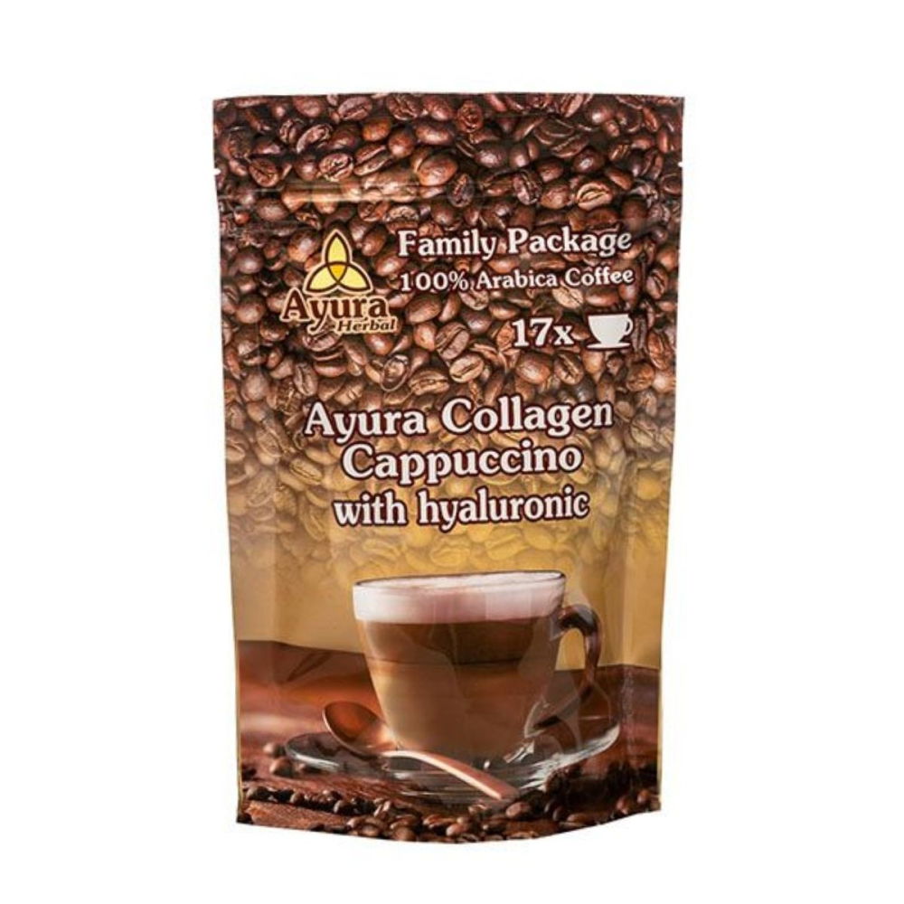 Cafea Ayura 100% Arabica cu Colagen si acid hialuronic, 250 g [1]