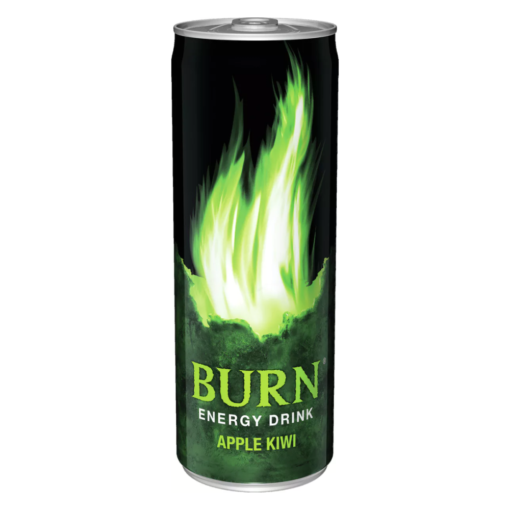 Bautura energizanta Burn Apple Kiwi, Doza, 250 ml [1]
