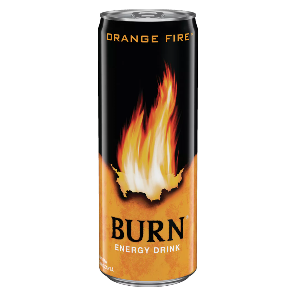 Bautura energizanta Burn Portocala, Doza, 250 ml [1]