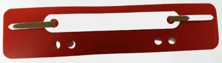 Alonje plastic 25buc/set - Rosu [1]