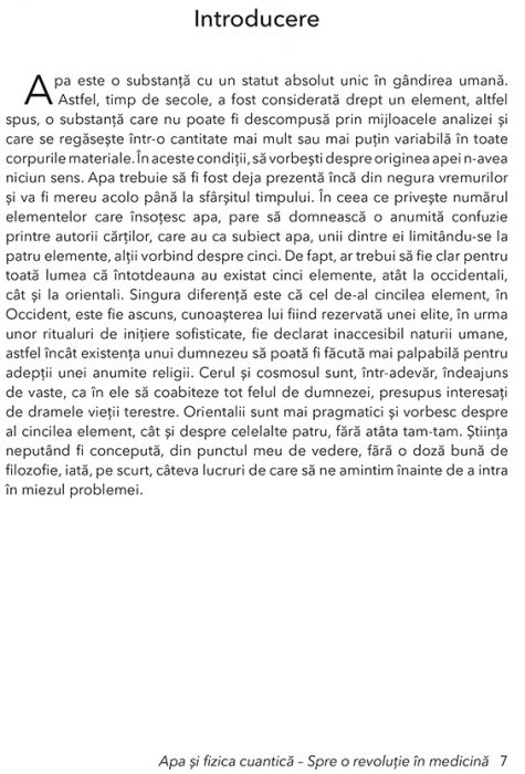 Apa si Fizica Cuantica. Catre o revolutie in medicina de Marc Henry [2]