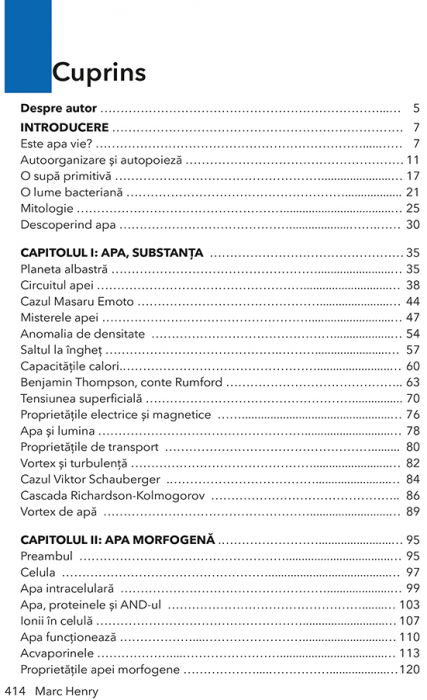 Apa si Fizica Cuantica. Catre o revolutie in medicina de Marc Henry [10]